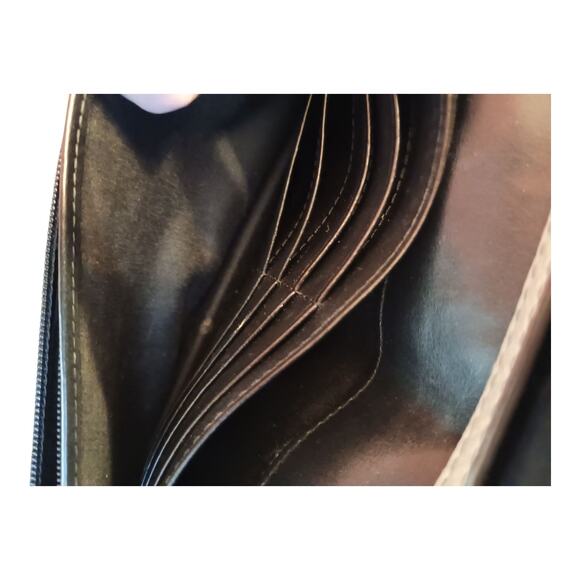 Marc Jacobs Empire City Crossbody Wallet Clutch Tan Pebbled Leather - Picture 7 of 12
